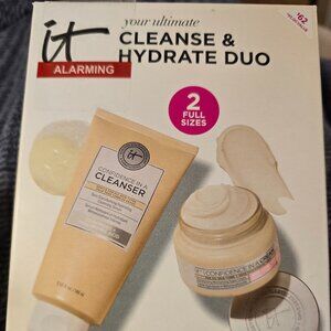 IT Cosmetics Cleanse & Hydrate Duo | Cleanser + Moisturizer | New